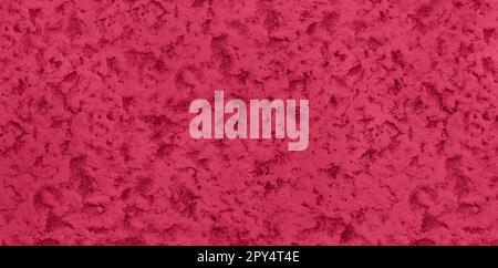 aesthetic magenta plaster or stucco panoramic background Stock Photo