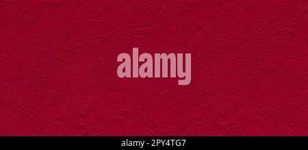 aesthetic magenta plaster or stucco panoramic background Stock Photo