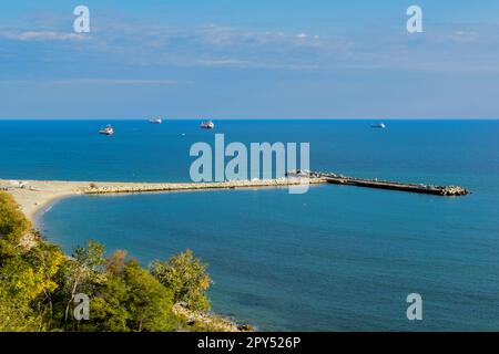 Third bulge on the Varna coast. Stock Photo