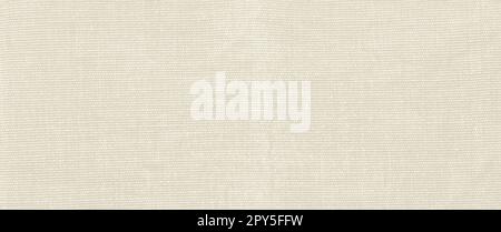 Natural white canvas fabric texture background Stock Photo