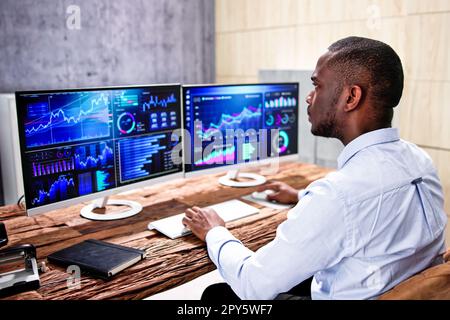 Business Data Analytics Dashboard Stock Photo