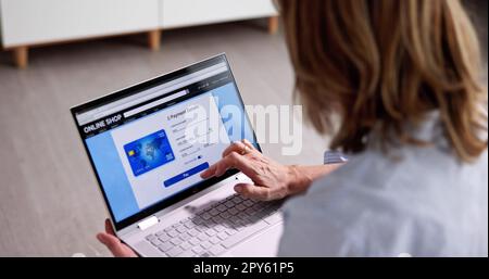Online Ecommerce Shopping Website Or Store Stock Photo