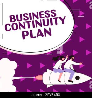 Inspiration showing sign Business Continuity Plan. Business concept creating systems prevention deal potential threats Stock Photo