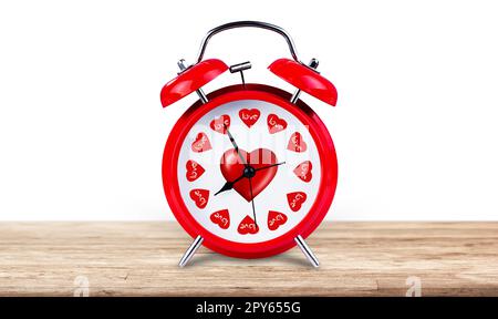 Happy Valentine's Day background. It's time for love. Stock Photo
