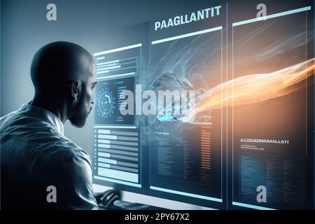 Agile software development. Stock Photo