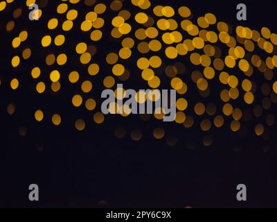 Abstract circular bokeh nature background Stock Photo