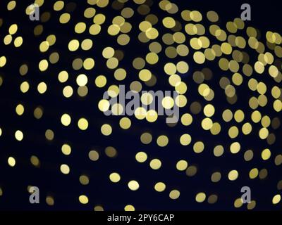 Abstract circular bokeh nature background Stock Photo