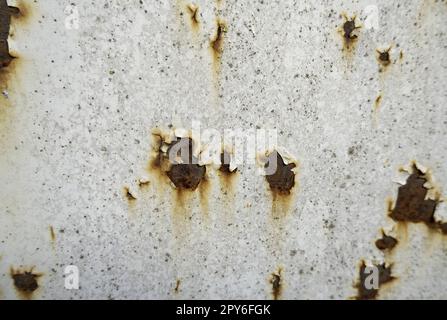 Rusty brown wall Stock Photo