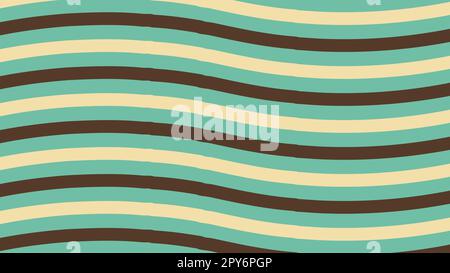 Retro Blue Vintage 70s background vector. Waves, swirl, Twisted and distorted vector texture vector illustration template Stock Vector