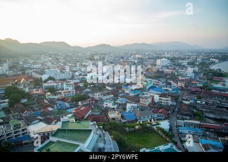 THAILAND PRACHUAP HUA HIN CITY VIEW Stock Photo