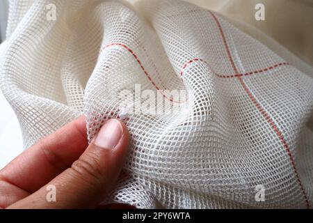 Soft linen fabric for sewing clothes Stock Photo - Alamy