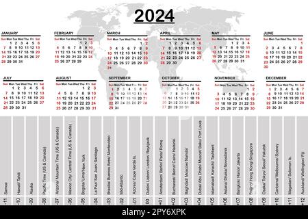 2024 Calendar With World Map And Time Zones 2py6xpk 