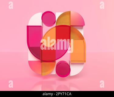 Abstract yin yang concept 3D illustration digital design Stock Photo ...