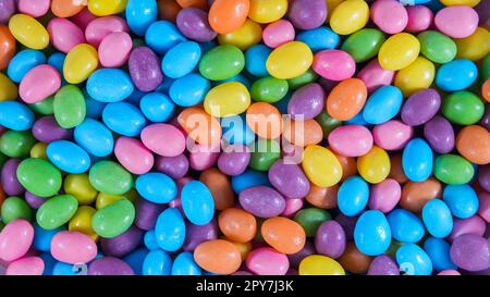 Background from colorful jelly bean candy Stock Photo