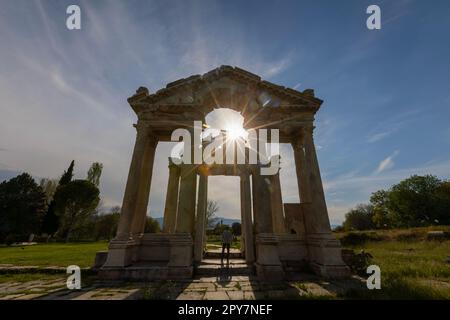 Afrodisias Ancient city. (Aphrodisias). The common name of many ancient cities dedicated to the goddess Aphrodite. The most famous of cities called Ap Stock Photo