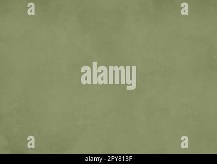 Empty khaki green concrete wall background Stock Photo