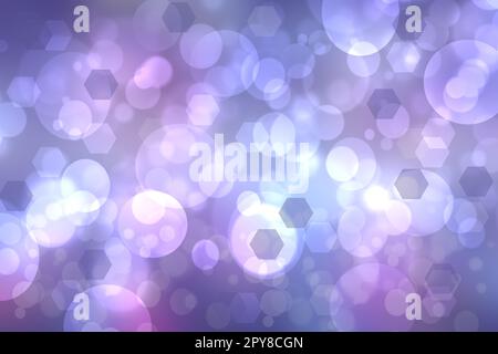 Abstract colorful violet modern futuristic technology and business background texture with mixed geometrical figures. Medical structure, artificial intelligence and science presentation backdrop. Stock Photo