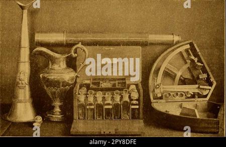 'The Marine room of the Peabody Museum of Salem' (1921) Stock Photo