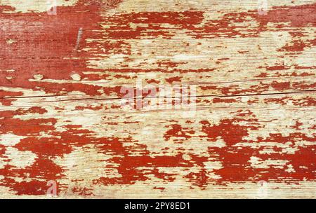 Old red painted wood texture Stock Photo