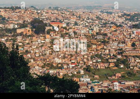 Antananarivo, capital and largest city in Madagascar. Stock Photo