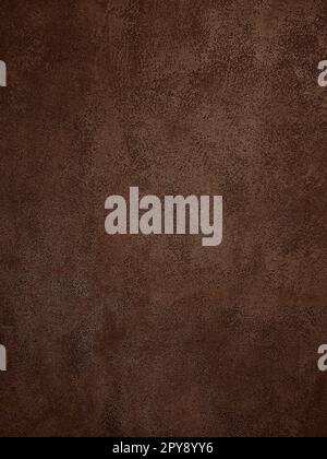 Uneven brown plaster background texture Stock Photo