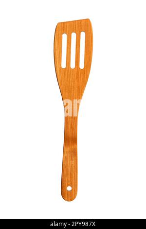 Spatula, kitchen utensil, wood Stock Photo