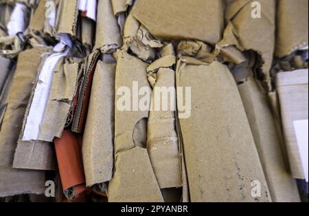 Broken mud bricks Stock Photo