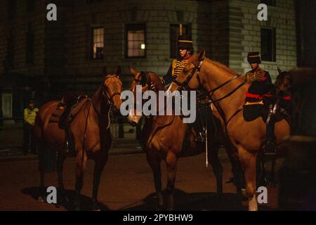 London, UK, 3rd May 2023, Night time Coronation rehearsal - Chrysoulla Kyprianou Rosling/Alamy News Live Stock Photo