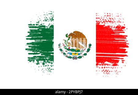 Artistic drawing painting of the flag Stock Photo