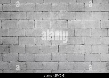 Cinder block wall background texture Stock Photo