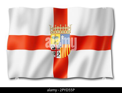 Real Zaragoza logo flag icon emblem symbol Stock Photo - Alamy