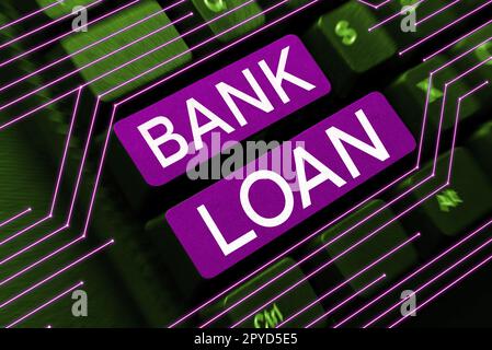Handwriting text Car Loan. Concept meaning taking money from bank with ...