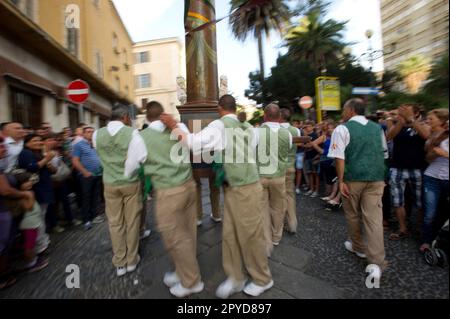 Candelieri 2011. Sassari. Sardegna. Italy Stock Photo