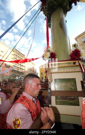 Candelieri 2011. Sassari. Sardegna. Italy Stock Photo