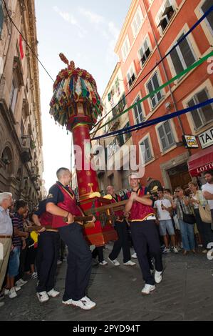 Candelieri 2011. Sassari. Sardegna. Italy Stock Photo