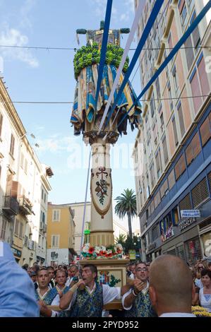 Candelieri 2011. Sassari. Sardegna. Italy Stock Photo