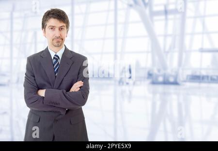 businessman thinking at the office Stock Photo