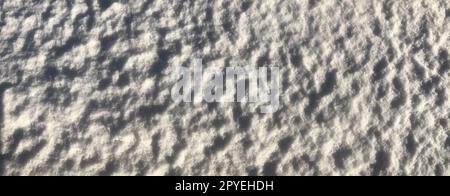 winter white snow relief background Stock Photo