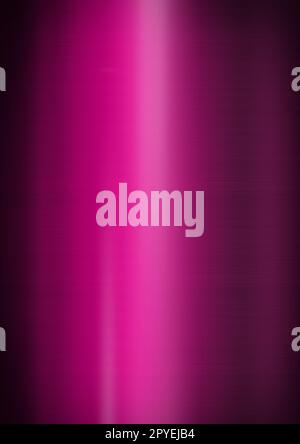 Pink shiny brushed metal. Vertical background texture Stock Photo
