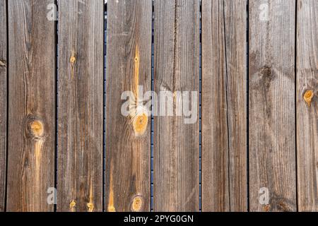 Background from a brown painted plank wall Stock Photo
