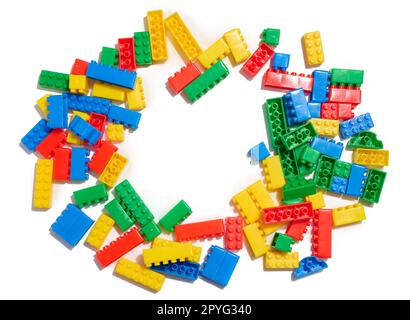 Premium Photo  Colorful plastic cubes for children cubes isolated on a  white background