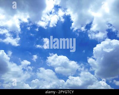 blue sky with cloud Stock Photo