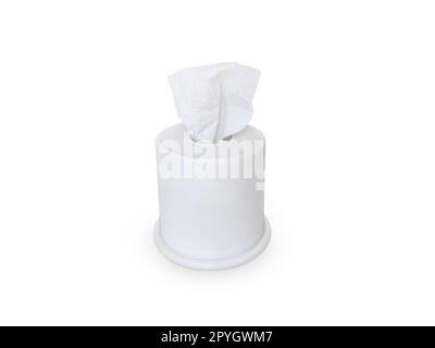 Tissue holder, isolated on white background Stock Photo