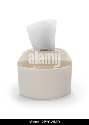 Tissue holder, isolated on white background Stock Photo