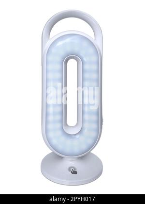 LED table lamp isolated on white background Stock Photo