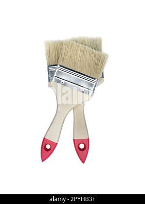 Paint brush isolated on white background Stock Photo