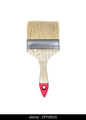 Paint brush isolated on white background Stock Photo