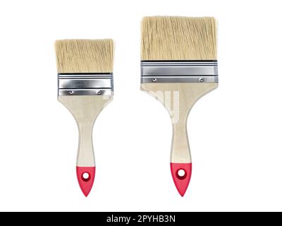 Paint brush isolated on white background Stock Photo