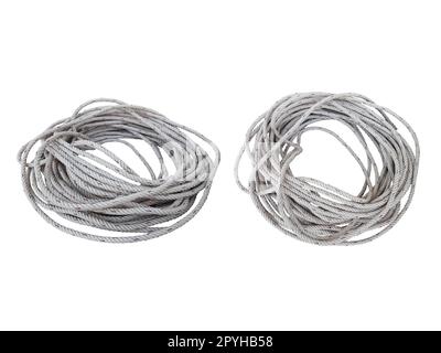 Rope isolated on white background Stock Photo