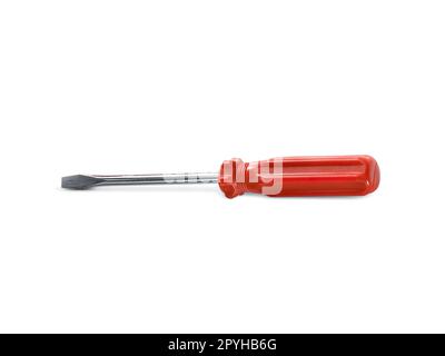 Screwdriver isolated on White Background Stock Photo